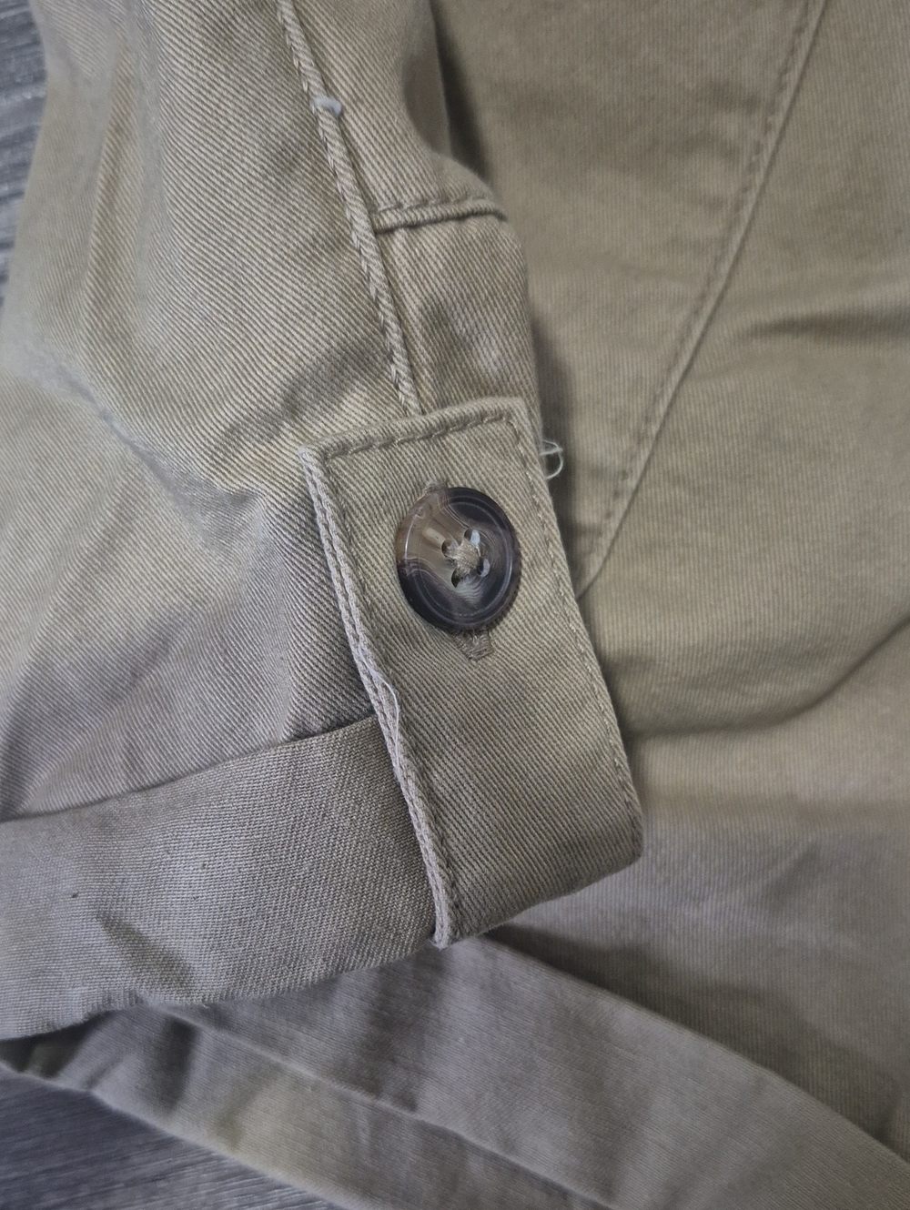 George Tan Drawstring Utility Shorts - Picture 4 of 5